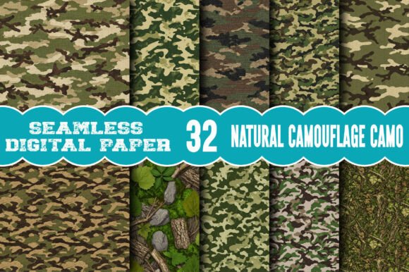 Download Vintage Natural Camouflage Camo Pattern - Vintage Collection