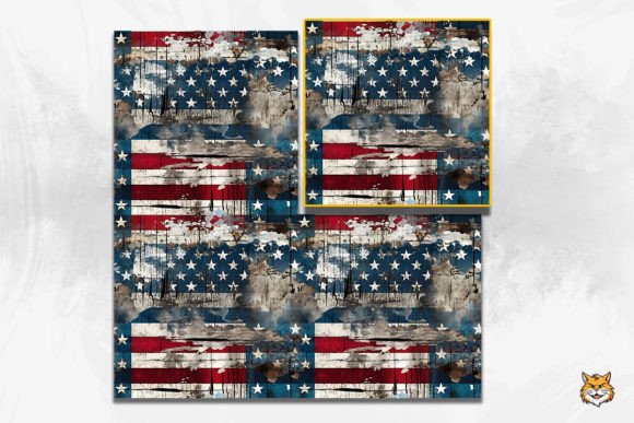 Download Vintage American Wooden Seamless Pattern - Vintage Collection