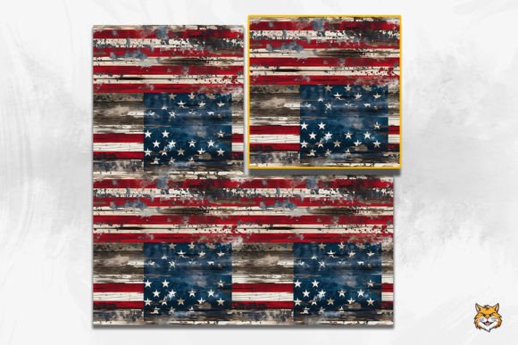 Download Vintage American Wooden Seamless Pattern - Vintage Collection