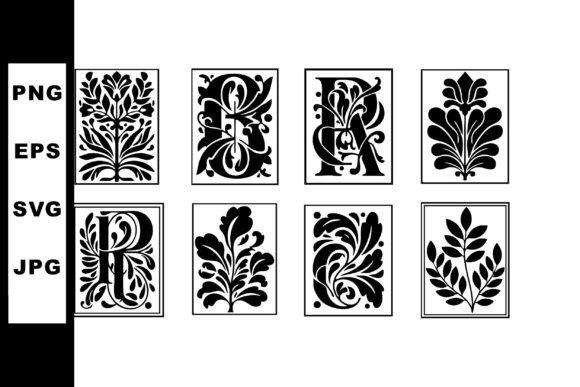 Download Vintage Ornamental Floral Designs with I - Vintage Collection