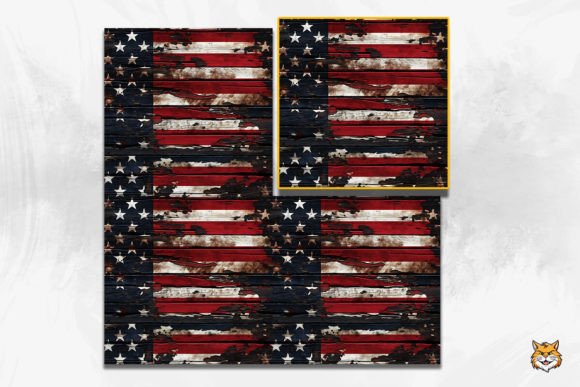 Download Vintage American Wooden Seamless Pattern - Vintage Collection