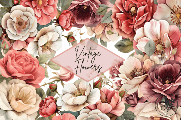 Download Vintage Flowers - Vintage Collection