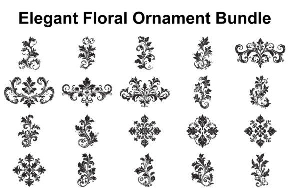 Download Vintage Floral Ornament SVG Bundle - Vintage Collection
