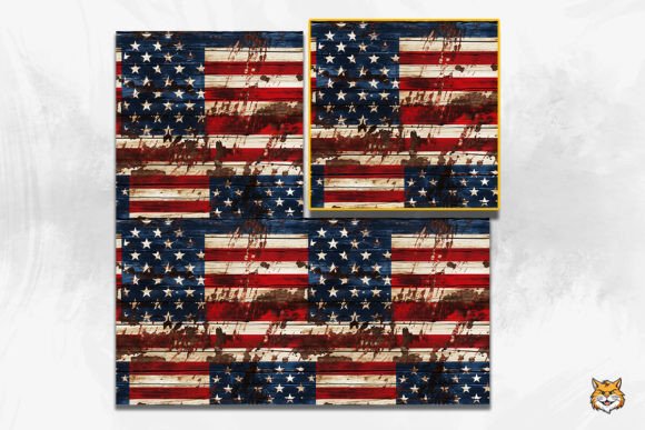 Download Vintage American Wooden Seamless Pattern - Vintage Collection