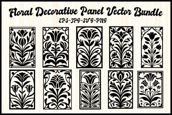Download Vintage Floral Wall Art Templates - Vintage Collection