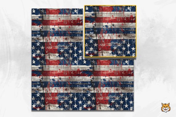 Download Vintage American Wooden Seamless Pattern - Vintage Collection