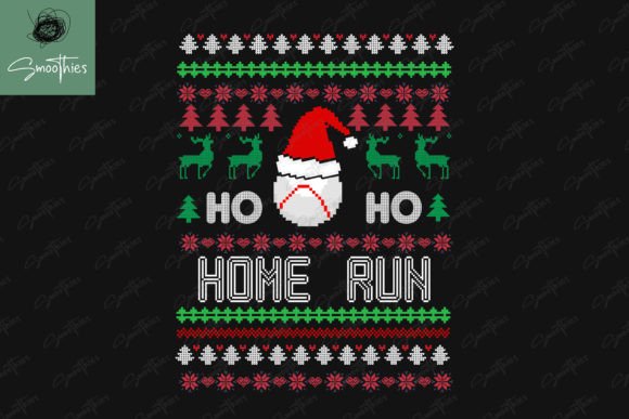 Download Ho Ho Home Run Christmas Sweaters - Home run Collection