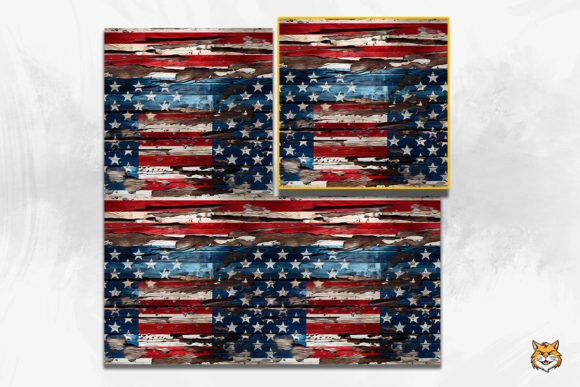 Download Vintage American Wooden Seamless Pattern - Vintage Collection