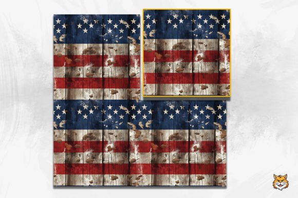 Download Vintage American Wooden Seamless Pattern - Vintage Collection