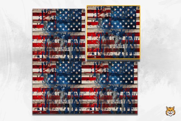 Download Vintage American Wooden Seamless Pattern - Vintage Collection