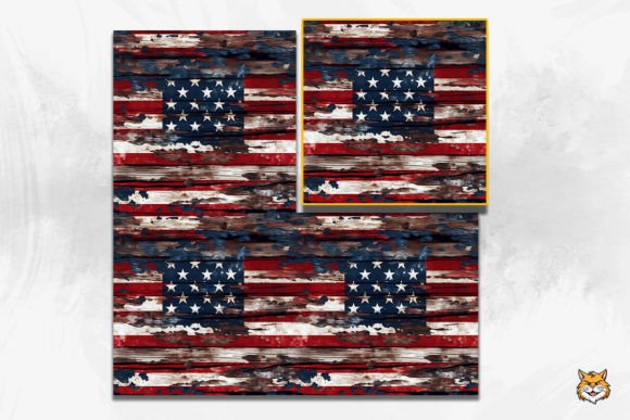 Download Vintage American Wooden Seamless Pattern - Vintage Collection